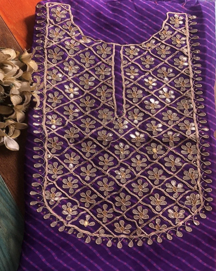 GOTA WORK KURTI